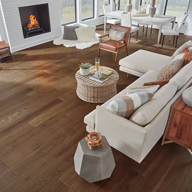 Modern living area with TecWood flooring